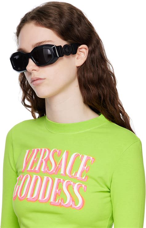 versace biggie 424|Versace Maxi Medusa Biggie Sunglasses Black (VE4425U .